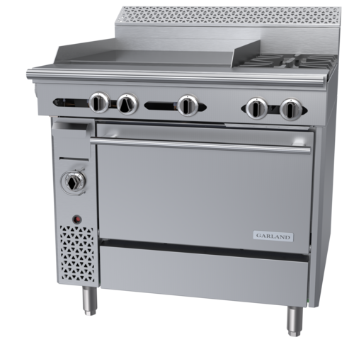 Garland C36-2-1R Range, 36" Heavy Duty, Gas