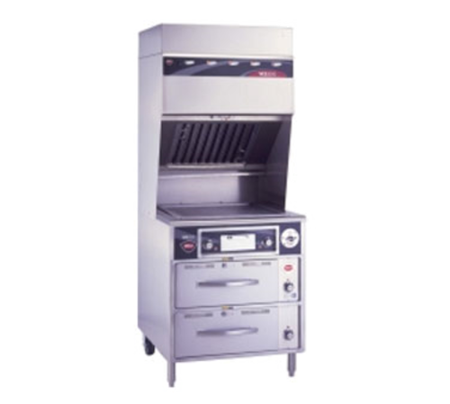 Wells WVG-136 42" Electric Ventless Range w/ 22" Griddle & Cabinet Base | 208/240V