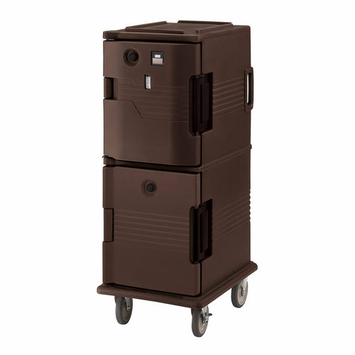 Cambro UPCHT800 Ultra Camcart 12 Heated Food Pan Carrier, Heated Top Door