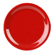 Thunder Group CR109PR Pure Red 9" Narrow Rim Plate | Case of 12