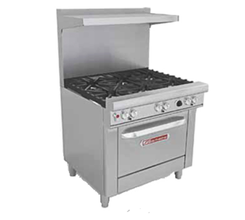 Southbend Ultimate 4361A 36" 6 Burner Gas Range w/ 1 Convection Oven