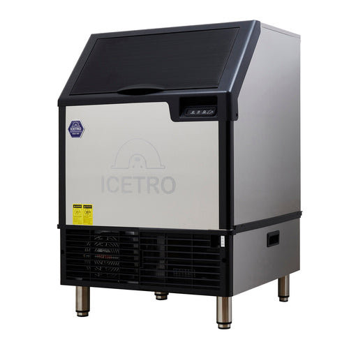 Icetro IU-0220-AC 202 Lbs. Undercounter Full Cube Ice Machine | 77 Lbs. Storage
