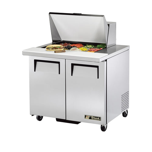 True Mfg. TSSU-36-12M-B-HC Mega Top Sandwich / Salad Prep Table