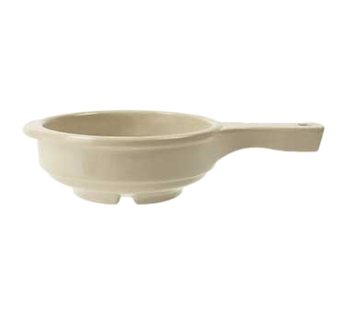 G.E.T. HSB-112-S Tahoe 5-1/4" 12 oz. Sandstone Melamine Soup Bowl w/ Handle | Case of 24