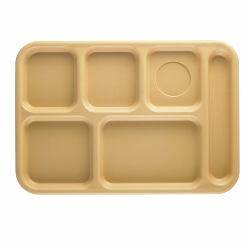 Cambro BCT1014 6 Compartment Budget School Tray | 10" x 14-1/2"