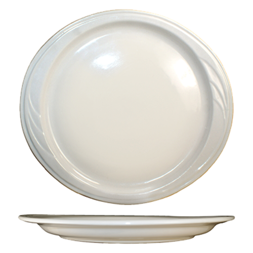 International Tableware Y-19 10-7/8" x 10" Platter | Case of 24