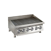 Star Ultra-Max 8036CBB 36" Lava Rock Gas Charbroiler | 120,000 BTU