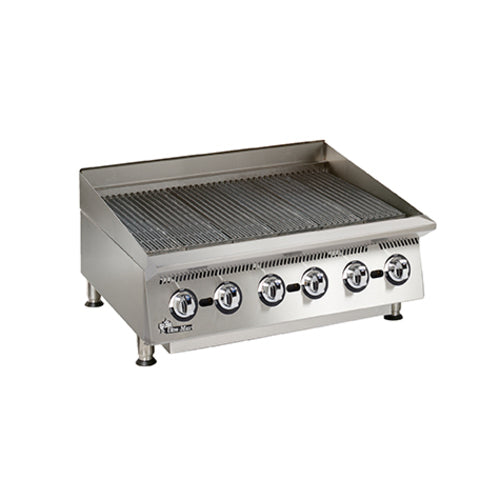 Star Ultra-Max 8036CBB 36" Lava Rock Gas Charbroiler | 120,000 BTU