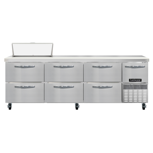 Continental Refrigerator RA93N8-D Refrigerated Counter, Sandwich / Salad Unit