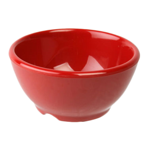 Thunder Group CR5804PR 4 5/8" Soup Bowl, Pure Red 10 oz. | Case of 12