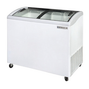 Beverage Air NC43HC-1-W 43" Sliding Glass Lid White Ice Cream Novelty Freezer | 10.3 Cu. Ft.