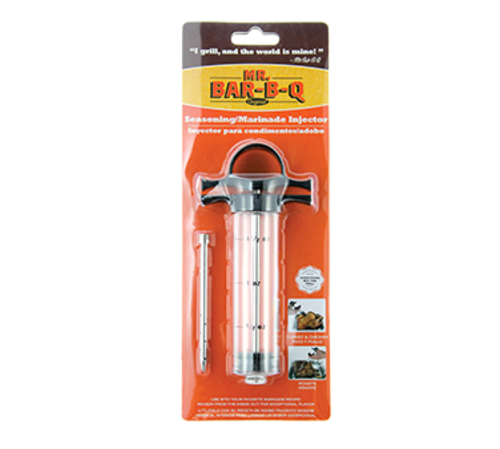 Chef Master 40100CM Mr. Bar-B-Q 2 oz. Seasoning/Marinade Injector