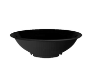 G.E.T. B-750-BK Black Elegance 7-1/2" 24 oz. Black Melamine Bowl | Case of 12
