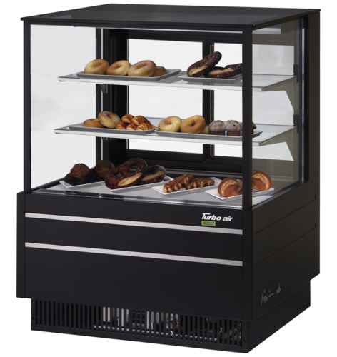 Turbo Air TCGB-36UF-DR-W(B) Non-Refrigerated Bakery Case