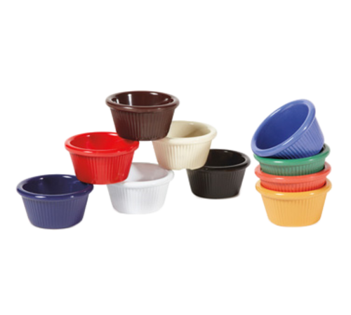 G.E.T. RM-387 2 oz Fluted Melamine Ramekin | Case of 48