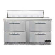 Continental Refrigerator D60N12-FB-D Refrigerated Counter, Sandwich / Salad Unit