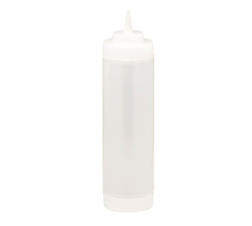 TableCraft 12463CF Dual-Way Wide Mouth Squeeze Bottle | 24 Oz.