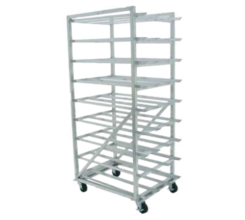 Advance Tabco CR10-162M-X Aluminum Mobile Can Rack | 162 Cans