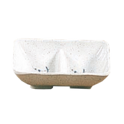 Thunder Group  0002BB Blue Bamboo 3-5/8"-x-2-3 /4" Divided Sauce Dish | Case of 12
