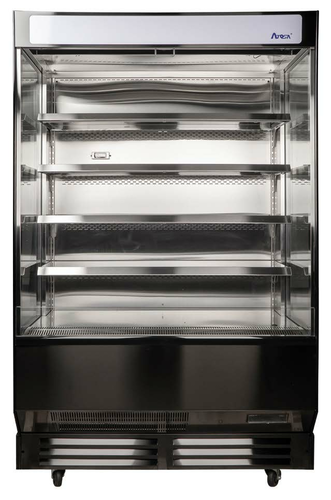 Atosa AOM-50B 50" Vertical Open Air Merchandiser | 16.5 Cu. Ft.