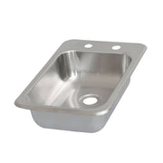 BK Resources BK-DIS-1014-5D 10" x 14" Drop-In Sink