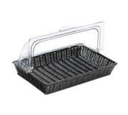 G.E.T. CO-3426-CL Clear 16-3/14 x 11-1/2" Rectangle Plastic Basket Cover