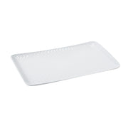 G.E.T. Coralline CS-1811-CN-W White 18 x 11" Rectangle Melamine Platter