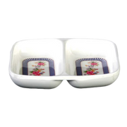 Thunder Group  1102AR Rose 3-3/8"-x-2-3 /4" Twin Sauce Dish | Case of 24