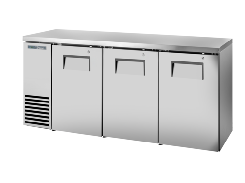 True Mfg. TBB24-72-3S-Z1-SFT-B-1 Back Bar Cooler