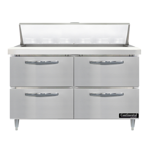 Continental Refrigerator D48N12-D Refrigerated Counter, Sandwich / Salad Unit
