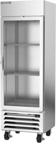 Beverage Air HBR19HC-1-G 27.25" 1 Glass Door Bottom Mount Reach In Refrigerator | 19.08 Cu. Ft.