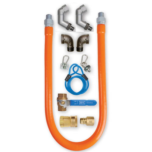 BK Resources BKG-GHC-10036-2SW3 Gas Connector Hose Kit / Assembly