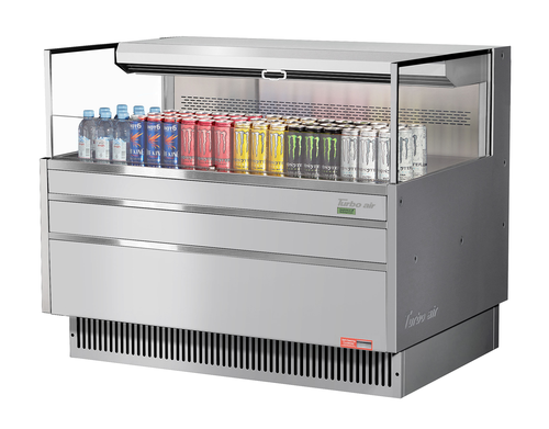 Turbo Air TOM-48L-UF-W(B)-1S-N Open Air Merchandiser