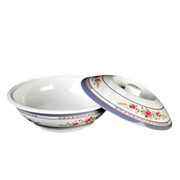 Thunder Group Rose 80 oz. Melamine Serving Bowl | Model No. 8011AR