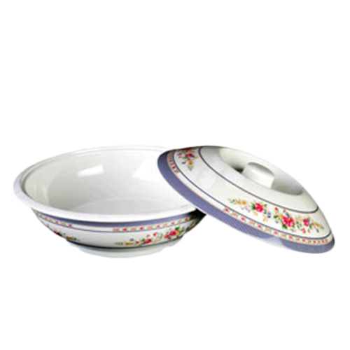 Thunder Group Rose 80 oz. Melamine Serving Bowl | Model No. 8011AR