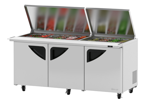 Turbo Air TST-72SD-30-N-FL Mega Top Sandwich / Salad Prep Table