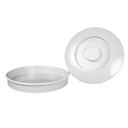 Thunder Group NS608W Tan 8 1/4" Tortilla Server W/ Lid | Case of 24
