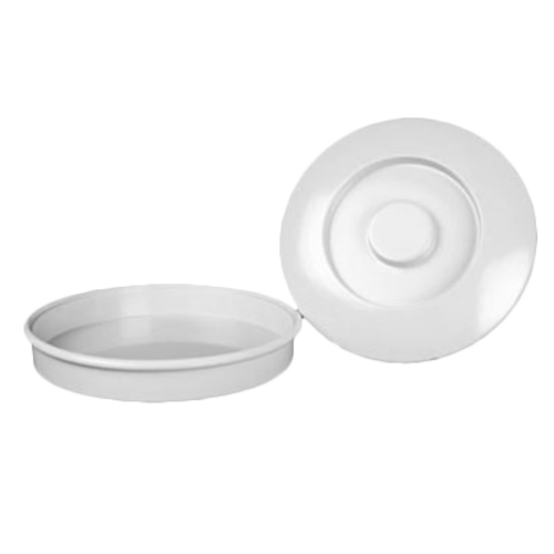 Thunder Group NS608W Tan 8 1/4" Tortilla Server W/ Lid | Case of 24