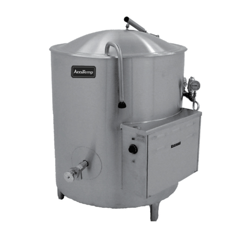 AccuTemp Edge Series ALLEC-20 Electric 2/3 Steam Jacketed Kettle | 20 Gallon