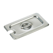 Winco SPCN 1/9 Size Stainless Steel Steam Table Pan Cover w/ Handle