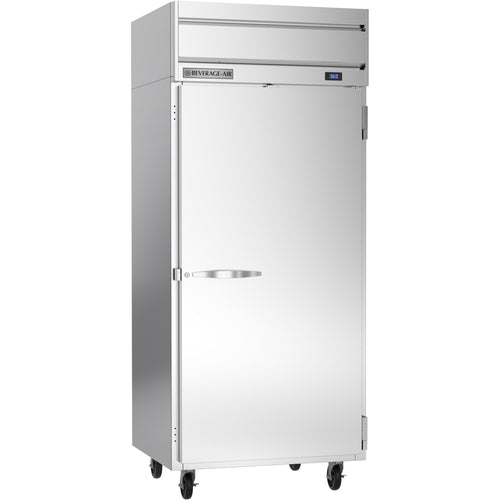 Beverage Air HR1WHC-1S 35" 1 Wide Solid Door Top Mount Reach In Refrigerator | 30.76 Cu. Ft.