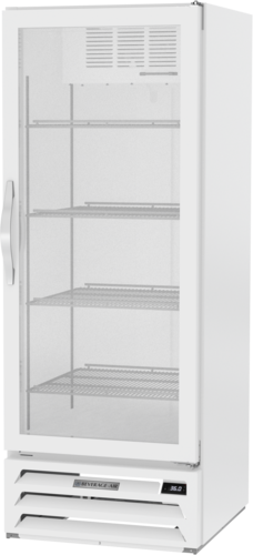 Beverage Air MMR12HC-1-W 24" 1 Swing Glass Door White Merchandiser Refrigerator | 12.06 Cu. Ft.