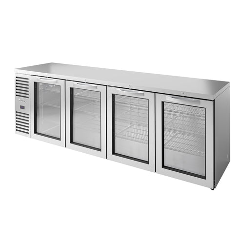 True Mfg. TBR108-RISZ1-L-B-GGGG-1 Back Bar Cooler