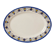 G.E.T. Santa Lucia 21" x 15" Oval Melamine Platter | Model No. OP-621-SL