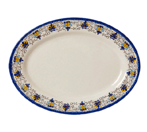 G.E.T. Santa Lucia 21" x 15" Oval Melamine Platter | Model No. OP-621-SL