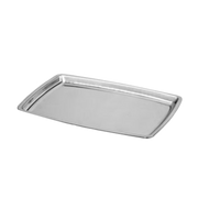 Thunder Group IRSP1107 11" x 7-/18" Stainless Steel Sizzle Platter