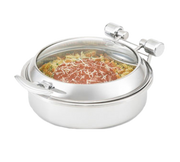 Vollrath 46125 6 Qt Round Induction Chafer | Hinged Lid