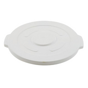 Winco PTCL-10W Trash Receptacle Lid / Top | White