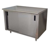 Advance Tabco CB-SS-246 Stainless Steel Cabinet Base Work Table | 72" x 24"