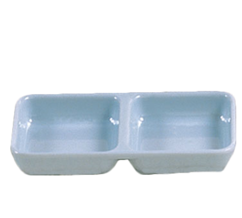 Thunder Group 1902  6" X 3" Blue Jade Series Melamine Sauce Dish | Case of 12